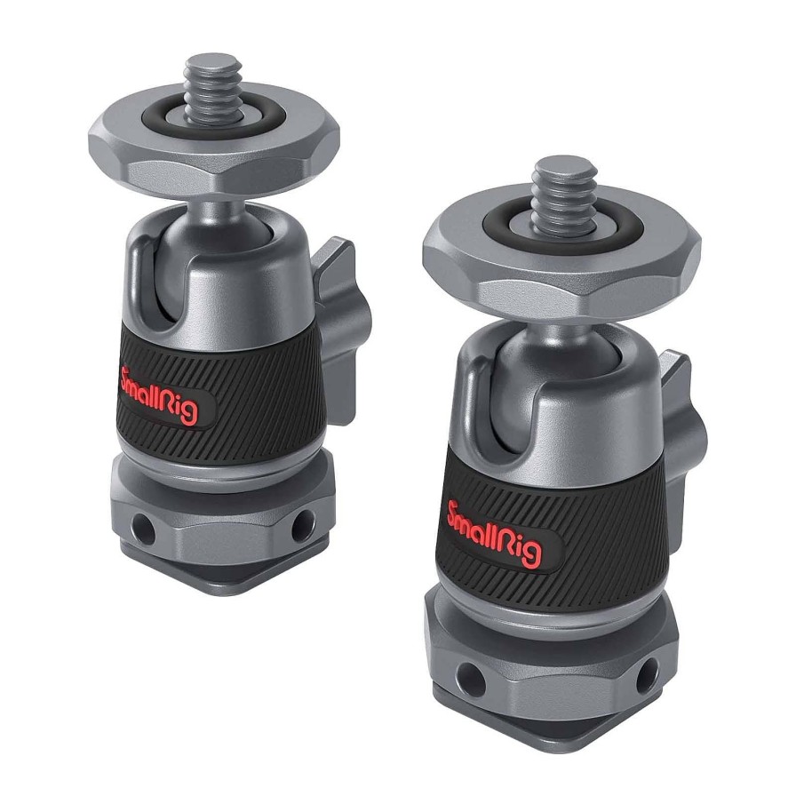 SmallRig Smallrig Mini Ball Head With Removable Cold Shoe Mount Two Pieces 2948 | Shoulder Rigs, Cages & Baseplates