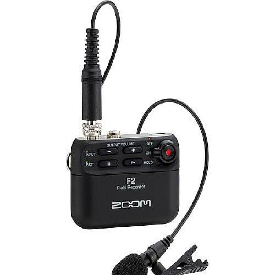 Zoom Zoom F2 Field Recorder And Lavalier Mic | Audio Recorders & Mixers