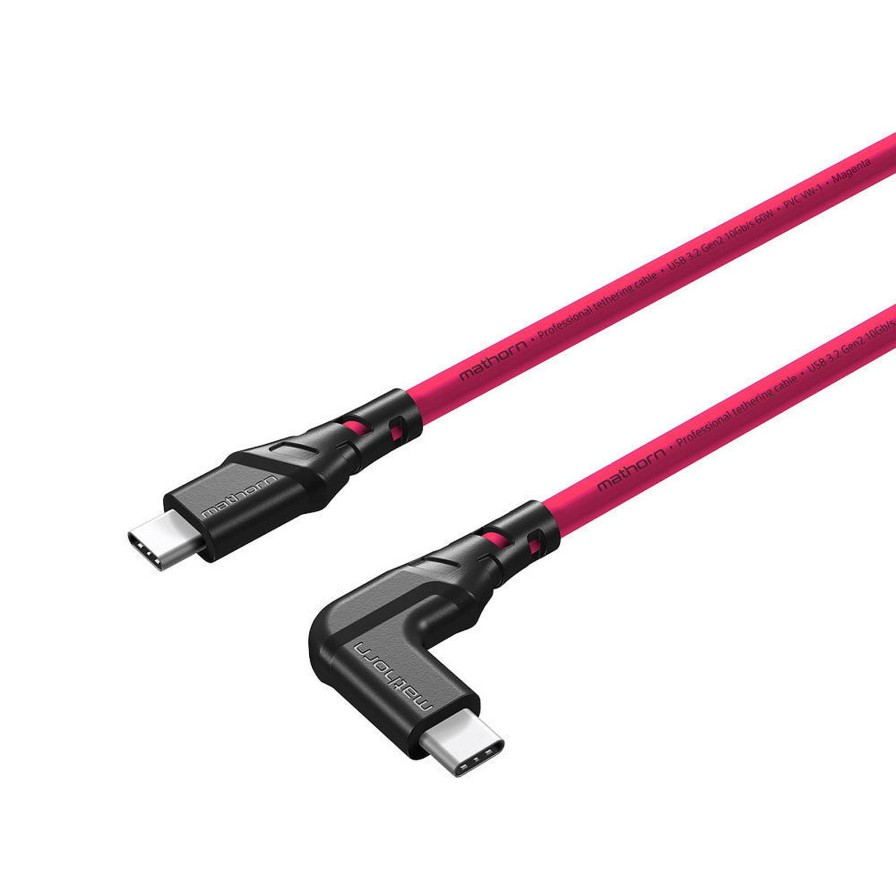 Mathorn Mathorn Mtc-211 Usb C-C90 2M Tethering Cable - Magenta | Camera Accessories