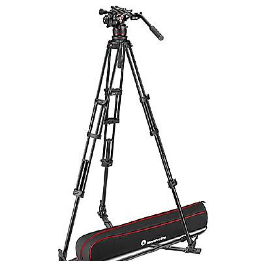 Manfrotto Manfrotto Nitrotech 612 + Aluminium Twin Ms | Video Tripods