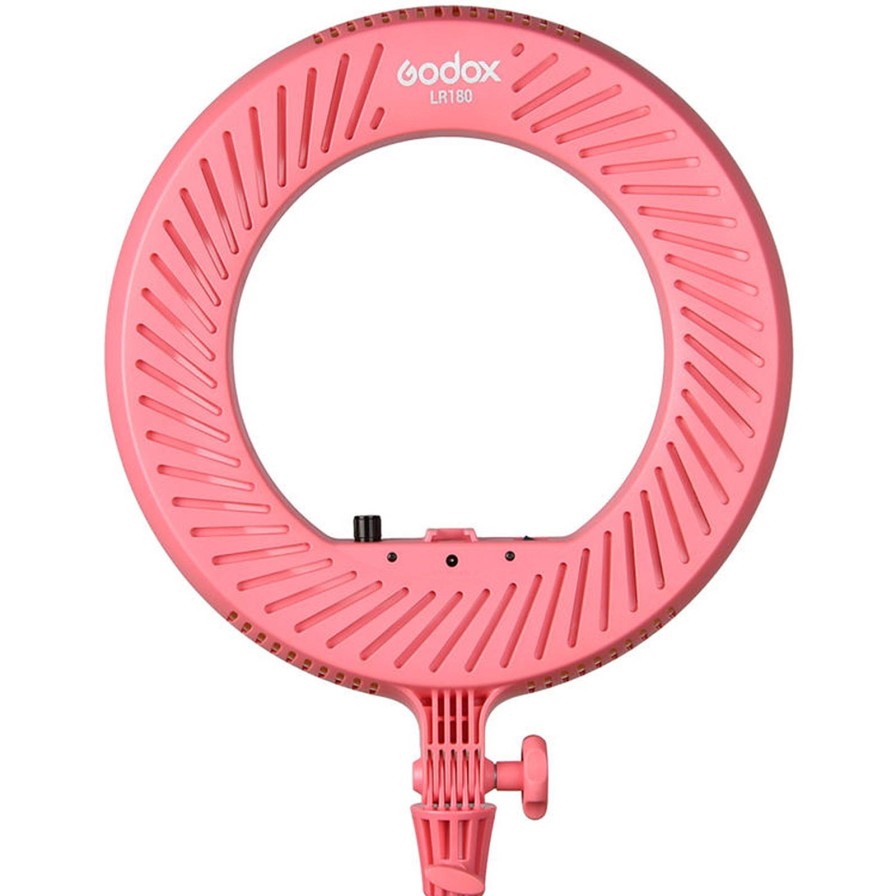 Godox Godox Lr180P Led Ring Light With Smartphone Holder - Pink | Led Lighting