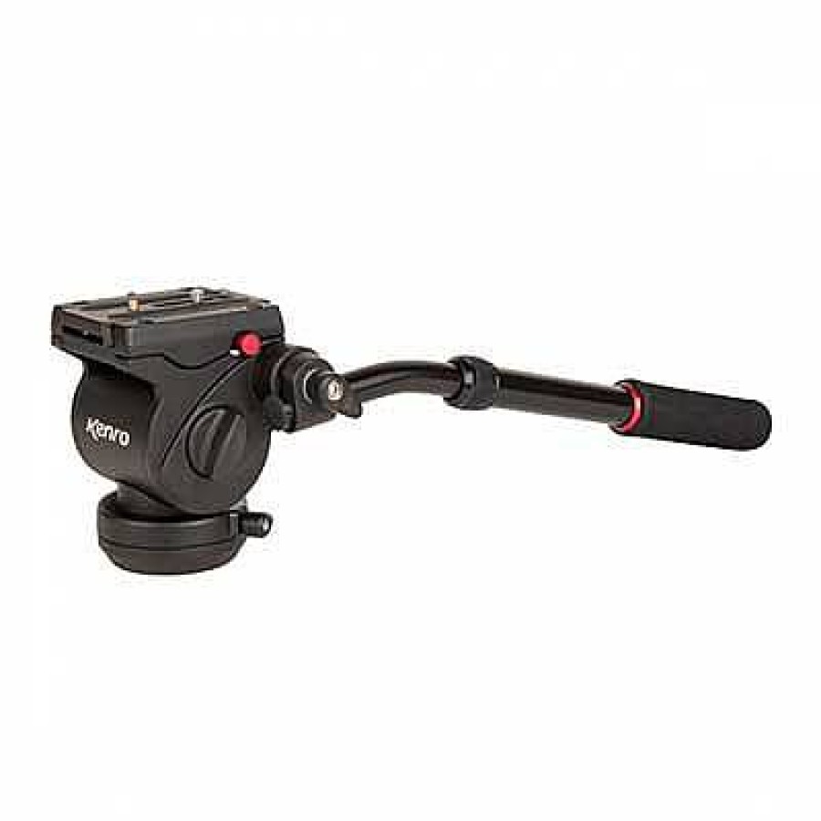 Kenro Kenro Video Monopod Kit (Carbon Fibre) With Vh01F Fluid Head (Flat Base) | Monopods