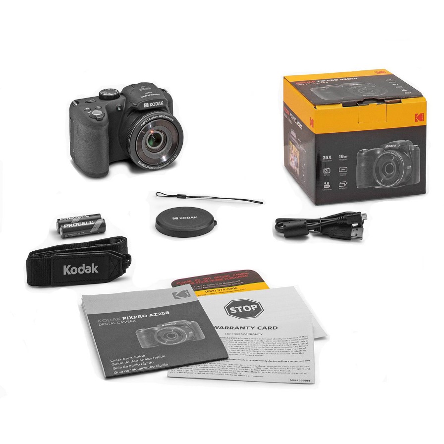 Kodak Kodak Pixpro Az255 Digital Camera - Black | Compact Cameras