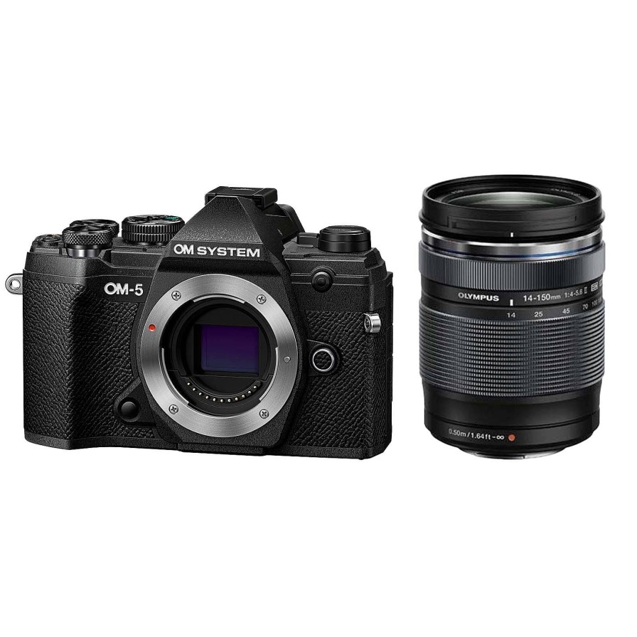 OM SYSTEM / Olympus Om System Om-5 Digital Camera With 14-150Mm F4-5.6 Ii Lens - Black | Mirrorless Cameras