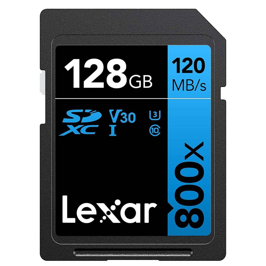 Lexar Lexar 128Gb 800X 120Mb/Sec Uhs-I V30 Blue Series Sdxc Card | Memory Cards