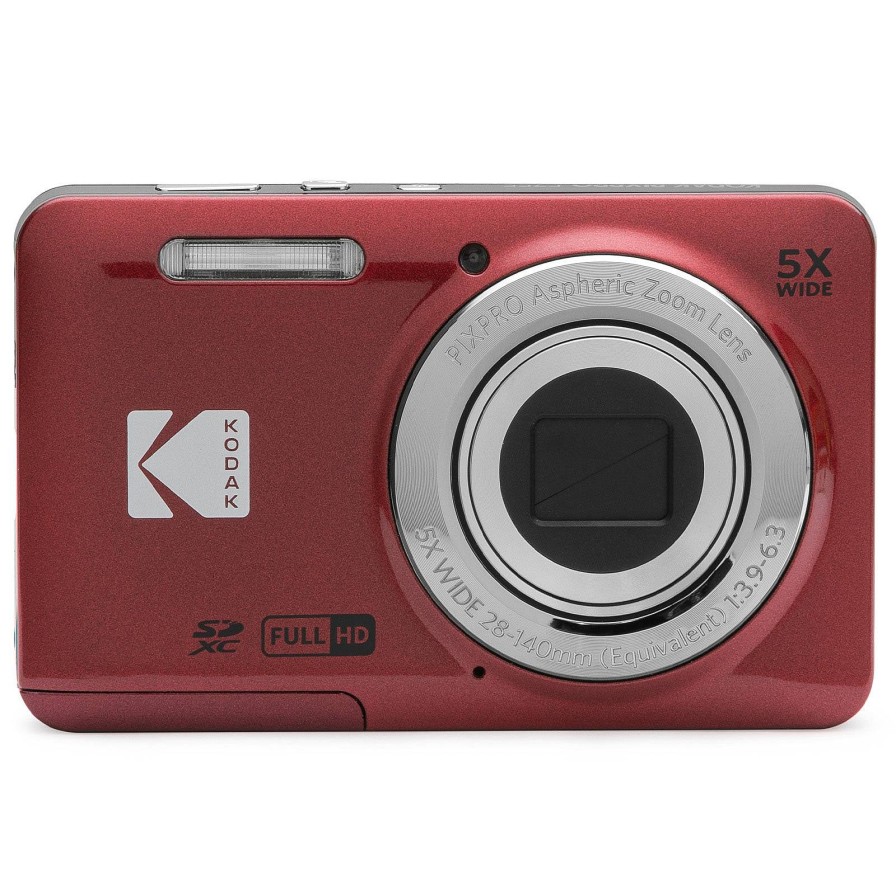 Kodak Kodak Pixpro Fz55 Digital Camera - Red | Compact Cameras