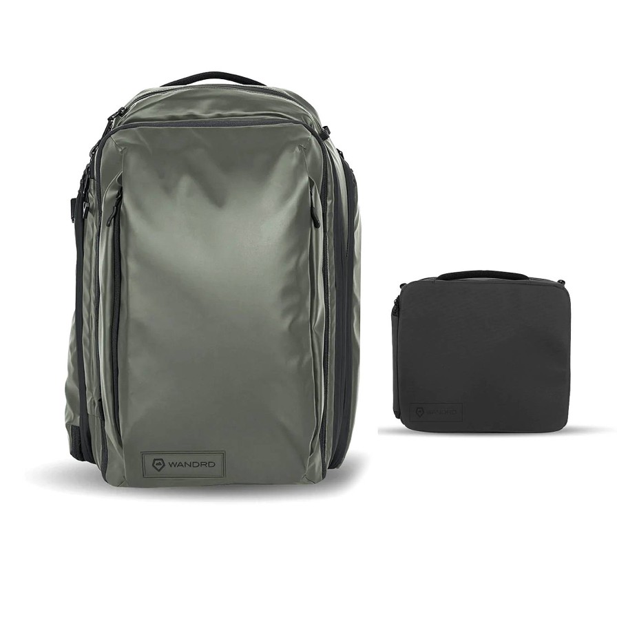 WANDRD Wandrd Transit 35L Travel Backpack Essential Bundle - Wasatch Green | Backpacks & Sling Bags