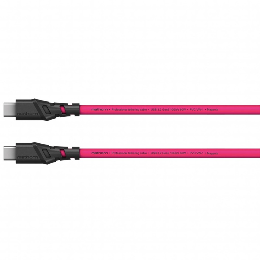 Mathorn Mathorn Mtc-510 Usb C-C 5M Tethering Cable - Magenta | Camera Accessories