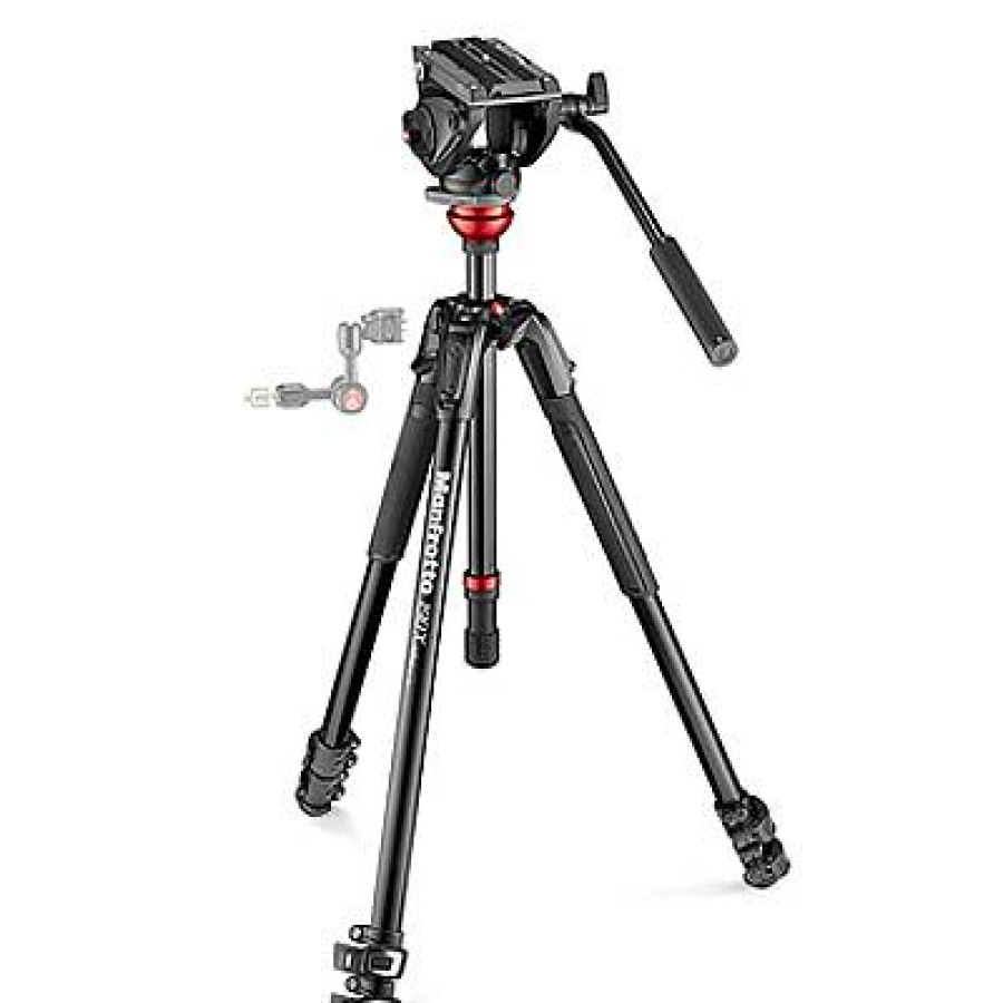 Manfrotto Manfrotto Mvh500Ah And 190X Tripod Video Kit | Video Tripods