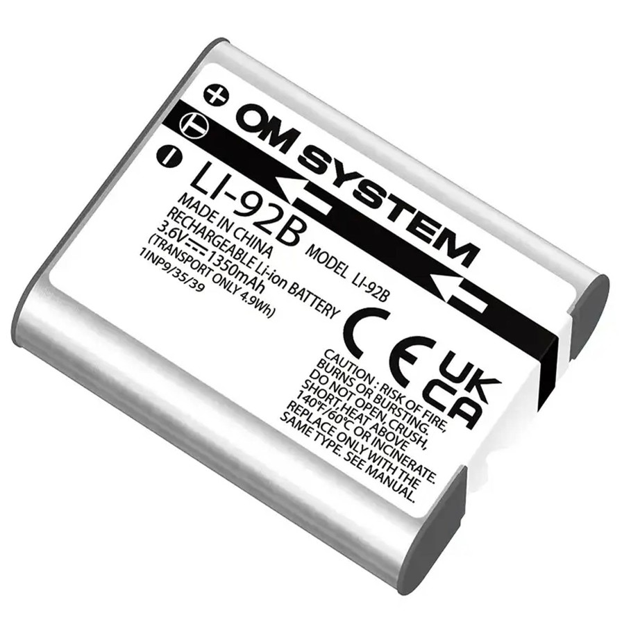 OM SYSTEM / Olympus Om System Li-92B Lithium Ion Battery | Camera Accessories