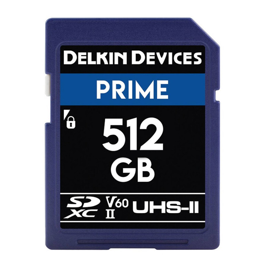 Delkin Delkin Devices 512Gb Prime Uhs-Ii V60 Sdxc Memory Card | Memory Cards