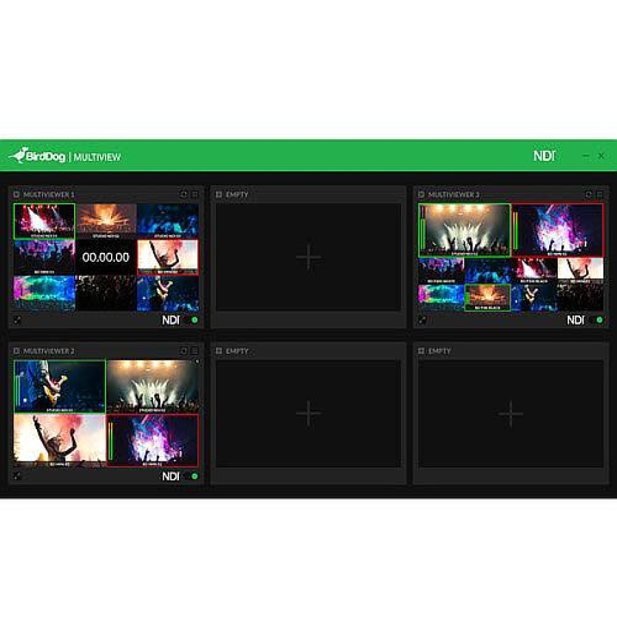 BirdDog Birddog Multiview Lite - Ndi Multiviewer. Create Up To Six, 2X2 Outputs | Software