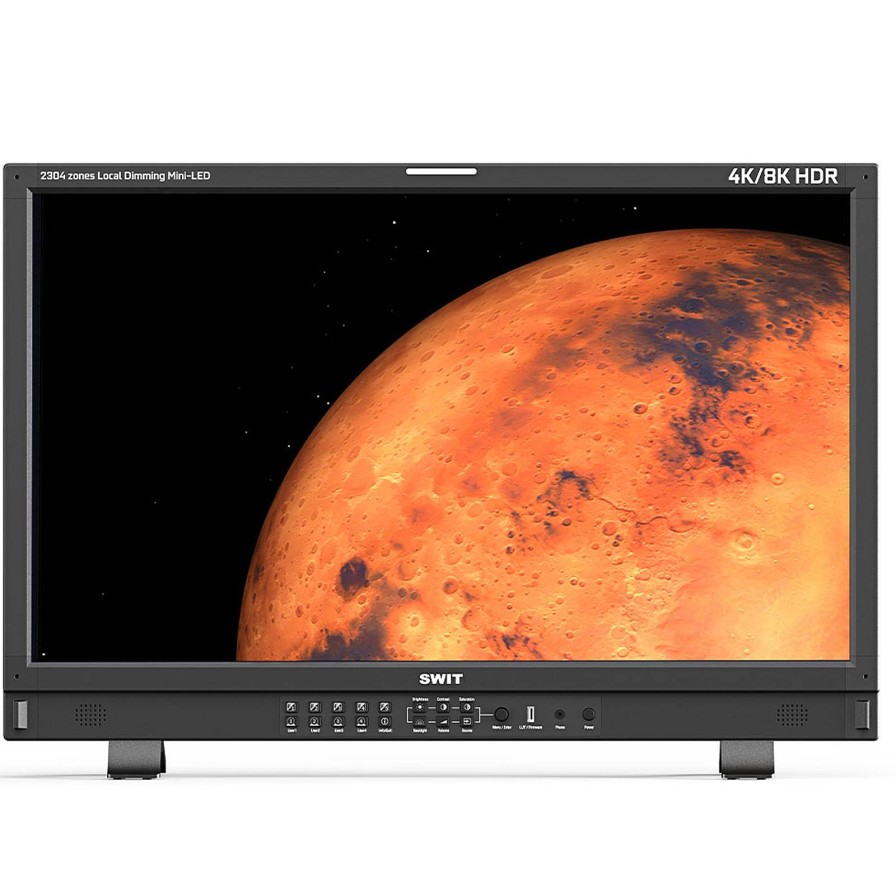 Swit Swit Bm-U325Hdr - 31.5Inch Qled 8K High-Bright 4X12Gsdi Hdr Zero-Delay Dci-4K Monitor | Field Monitors And Recorders