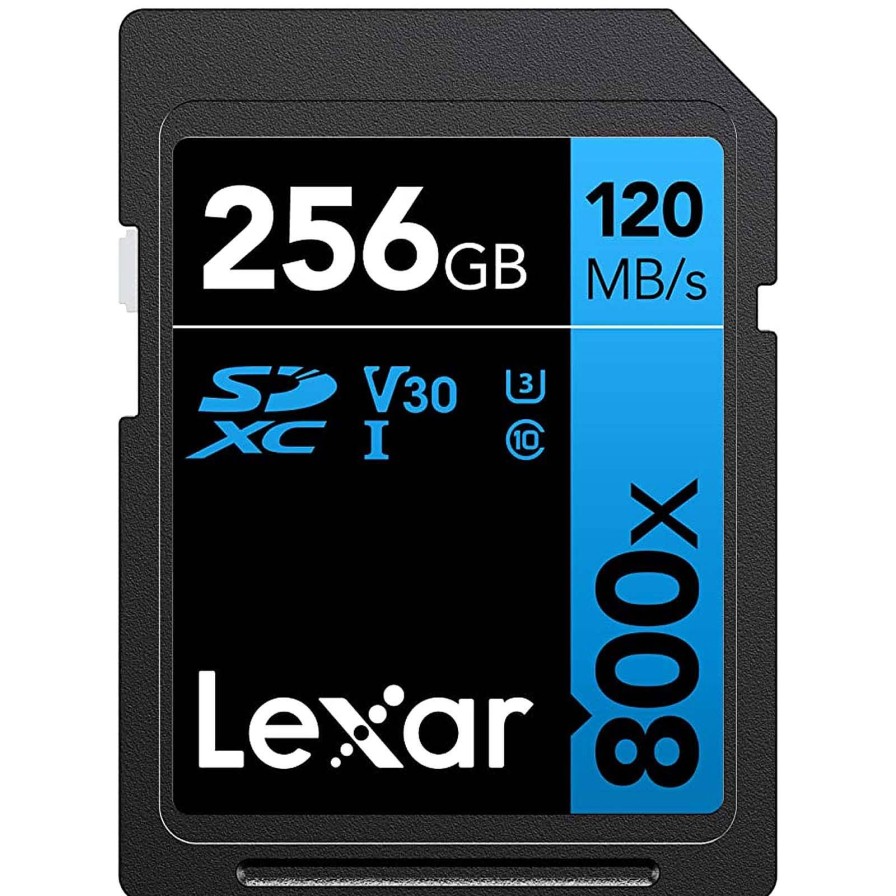 Lexar Lexar 256Gb 800X 120Mb/Sec Uhs-I V30 Blue Series Sdxc Card | Memory Cards