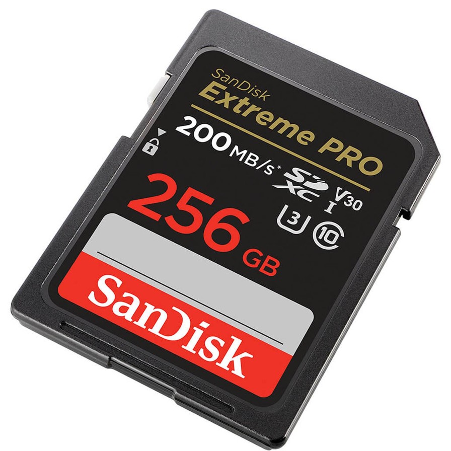 Sandisk Sandisk Extreme Pro 256Gb 200Mb/S Uhs-I V30 Sdxc Memory Card | Memory Cards