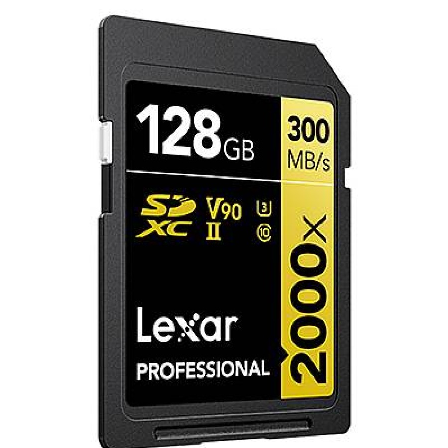 Lexar Lexar 128Gb Professional 2000X 300Mb/Sec Uhs-Ii V90 Sdxc Card | Memory Cards