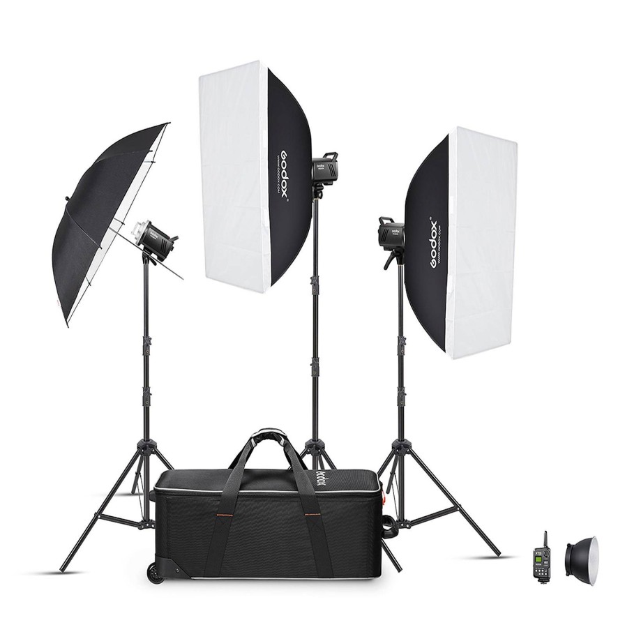 Godox Godox Ms300-V Studio Flash 3-Head Kit | Flash Heads And Kits