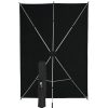 Westcott Westcott X-Drop Wrinkle-Resistant Backdrop - Rich Black Kit - 5Ft X 7Ft | Studio Backgrounds