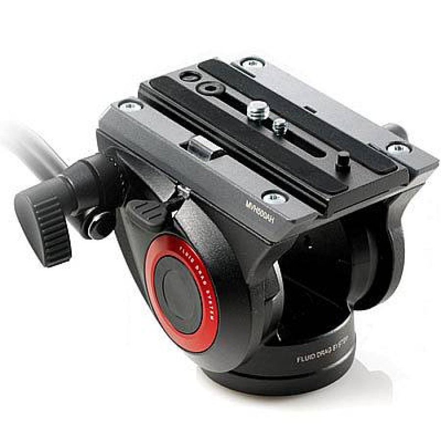 Manfrotto Manfrotto 500 Pro Fluid Video Head With Flat Base Mvh500Ah | Tripod Heads