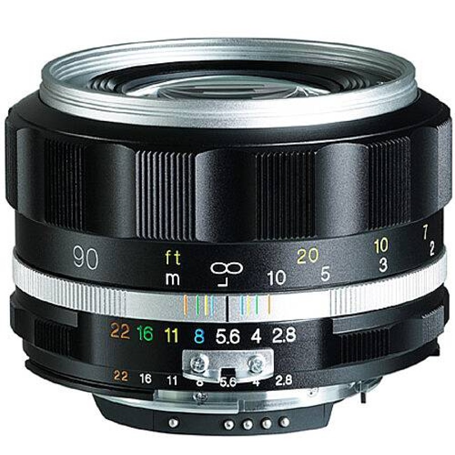 Voigtlander Voigtlander 90Mm F2.8 Slii-S Apo-Skopar Lens For Nikon F - Silver | Dslr Lenses