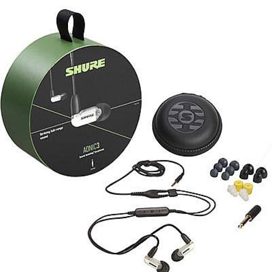 Shure Shure Aonic 3 Sound Isolating Earphones With Balanced Armature Drivers - White | Headphones