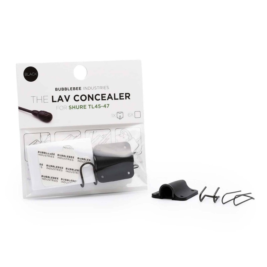 Bubblebee Bubblebee The Lav Concealer For Shure Twinplex Tl45-47- Black | Audio Accessories