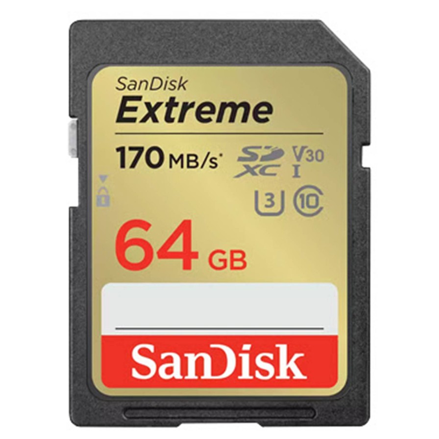 Sandisk Sandisk 64Gb Extreme 170Mb/S Uhs-I V30 Sdxc Card | Memory Cards