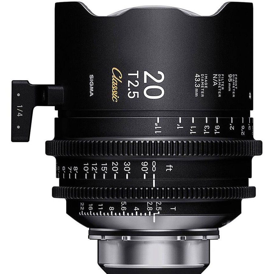 Sigma Sigma Cine Ff Classic Prime 20Mm T2.5 - Pl Mount | Cine Lenses