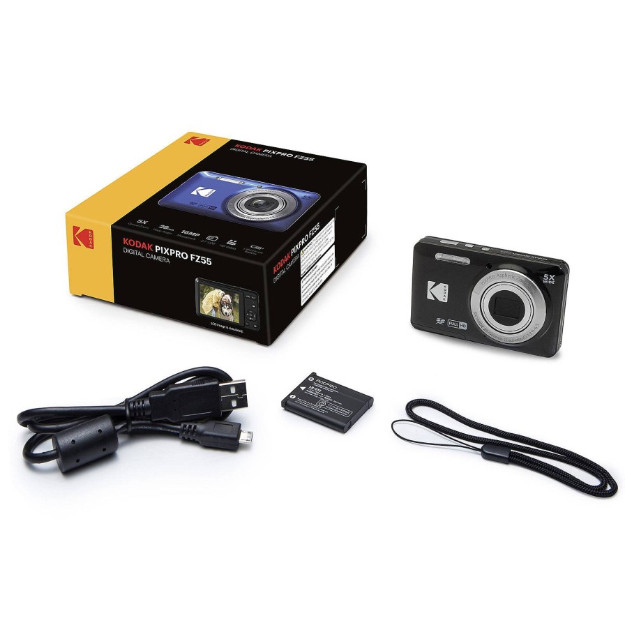 Kodak Kodak Pixpro Fz55 Digital Camera - Black | Compact Cameras