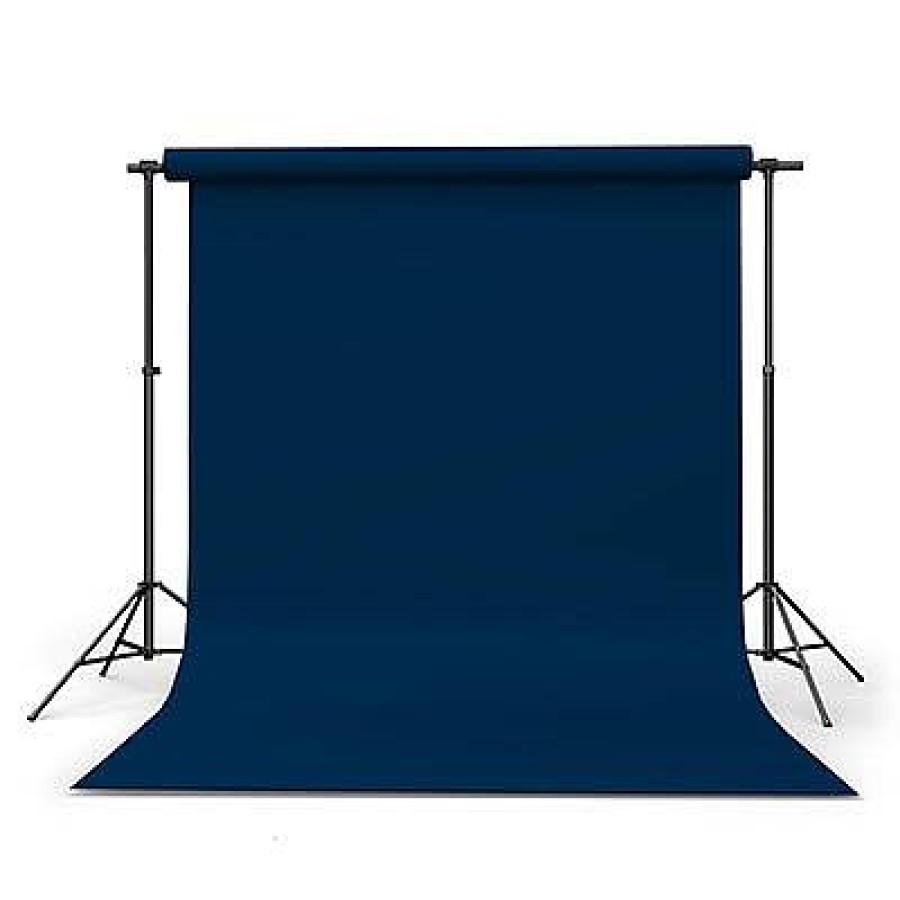 Calumet Calumet Oxford Blue 1.35M X 11M Seamless Background Paper | Studio Backgrounds