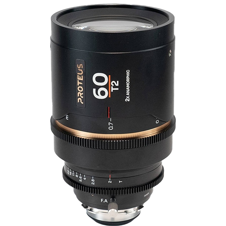 Laowa Laowa Proteus 60Mm T2 Lens 2X Anamorphic Amber Flare (Meters) Lens For Pl-Mount/Canon Ef | Cine Lenses