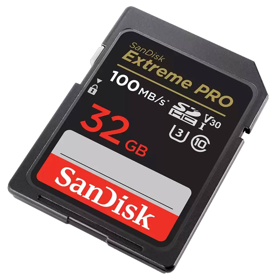 Sandisk Sandisk Extreme Pro 32Gb 100Mb/S Uhs-I V30 Sdhc Memory Card | Memory Cards